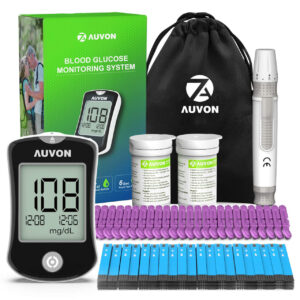 AUVON DS-W Bluetooth Blood Glucose Monitor Kit