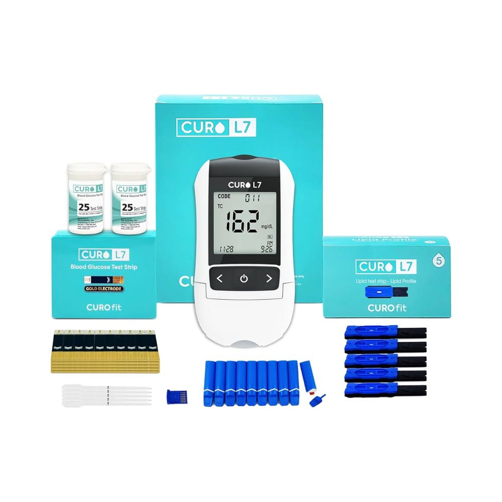 CURO L7 Professional Grade Lipid & Glucose Testing Kit