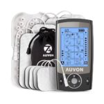 AUVON Dual Channel TENS Unit Muscle Stimulator Machine (20 Modes)