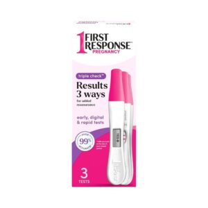 First Response Triple Check Pregnancy Test Kit - Medical Device