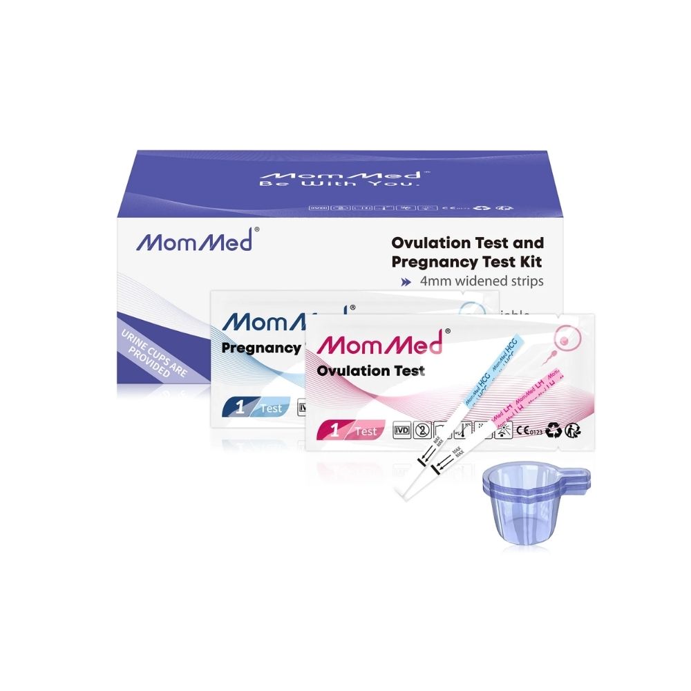 MomMed Ovulation and Pregnancy Test Strips Combo Kit