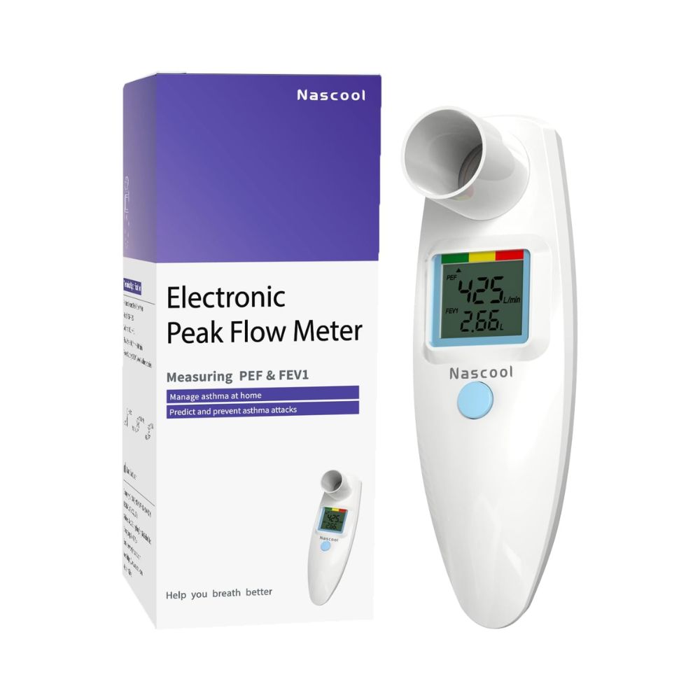 Nascool Digital Peak Flow Meter (Manual Recording)