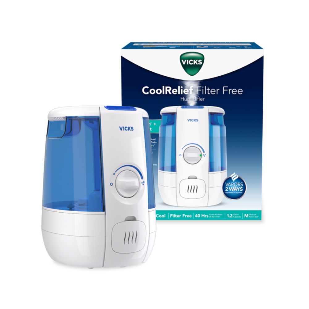 Vicks Cool Relief Filter Free Ultrasonic Humidifier VUL600