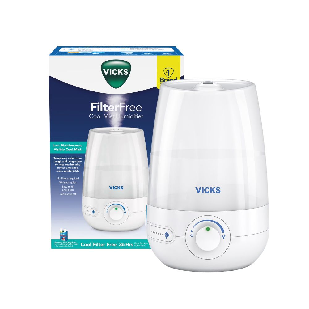 Vicks Filter Free Ultrasonic Humidifier VUL545