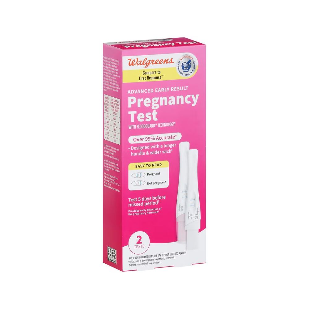Walgreens Advanced Early Result Analog Pregnancy Test