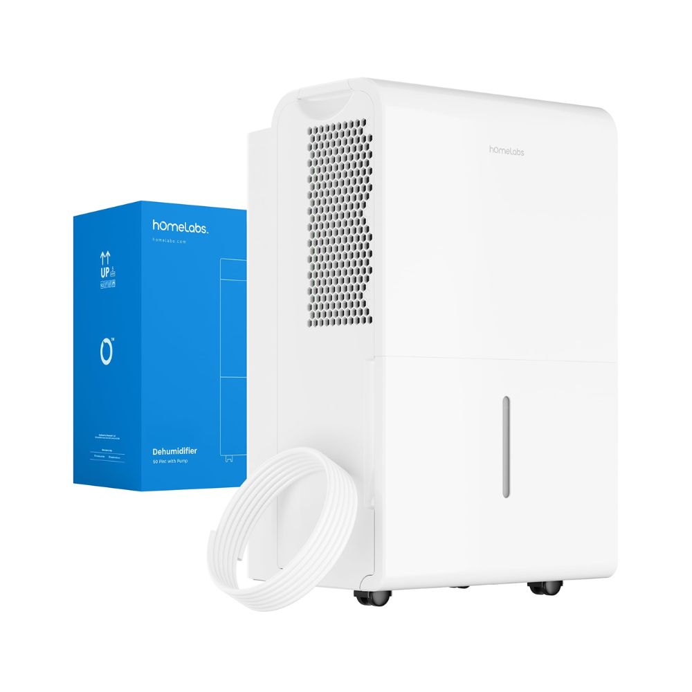 hOmeLabs 50-Pint Wi-Fi Dehumidifier (HME031003N)