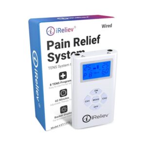 iReliev TENS Unit Pain Relief System (ET-1313) - Medical Device